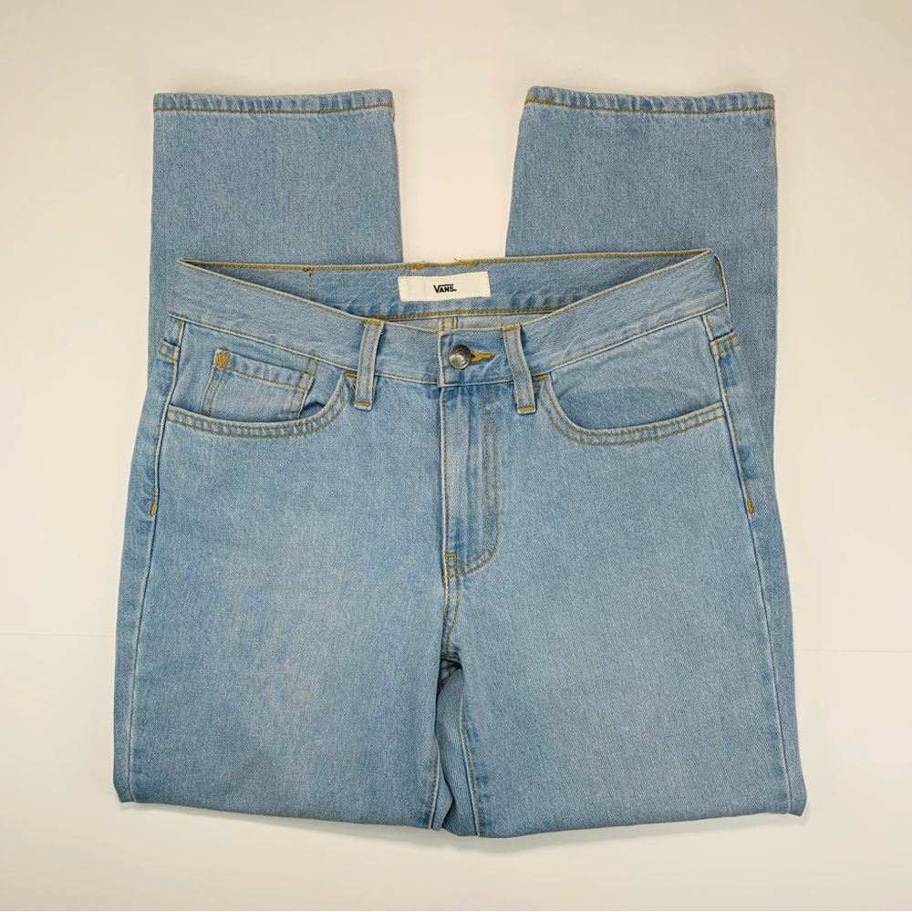 Vans Light Wash Boyfriend Jeans